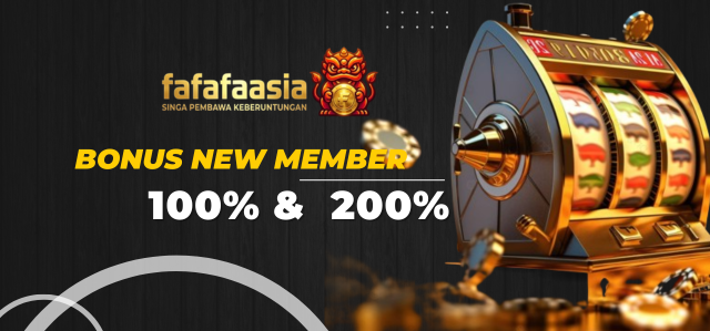 BONUS NEW MEMBER 100% DAN 200%