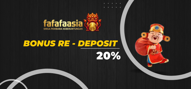 BONUS REDEPO 20% ALL MEMBER